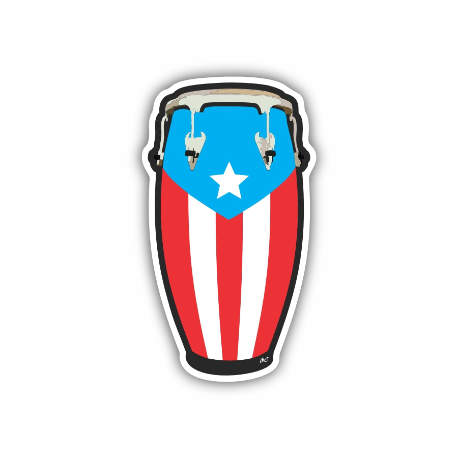 Puerto Rico Bongo Flag
