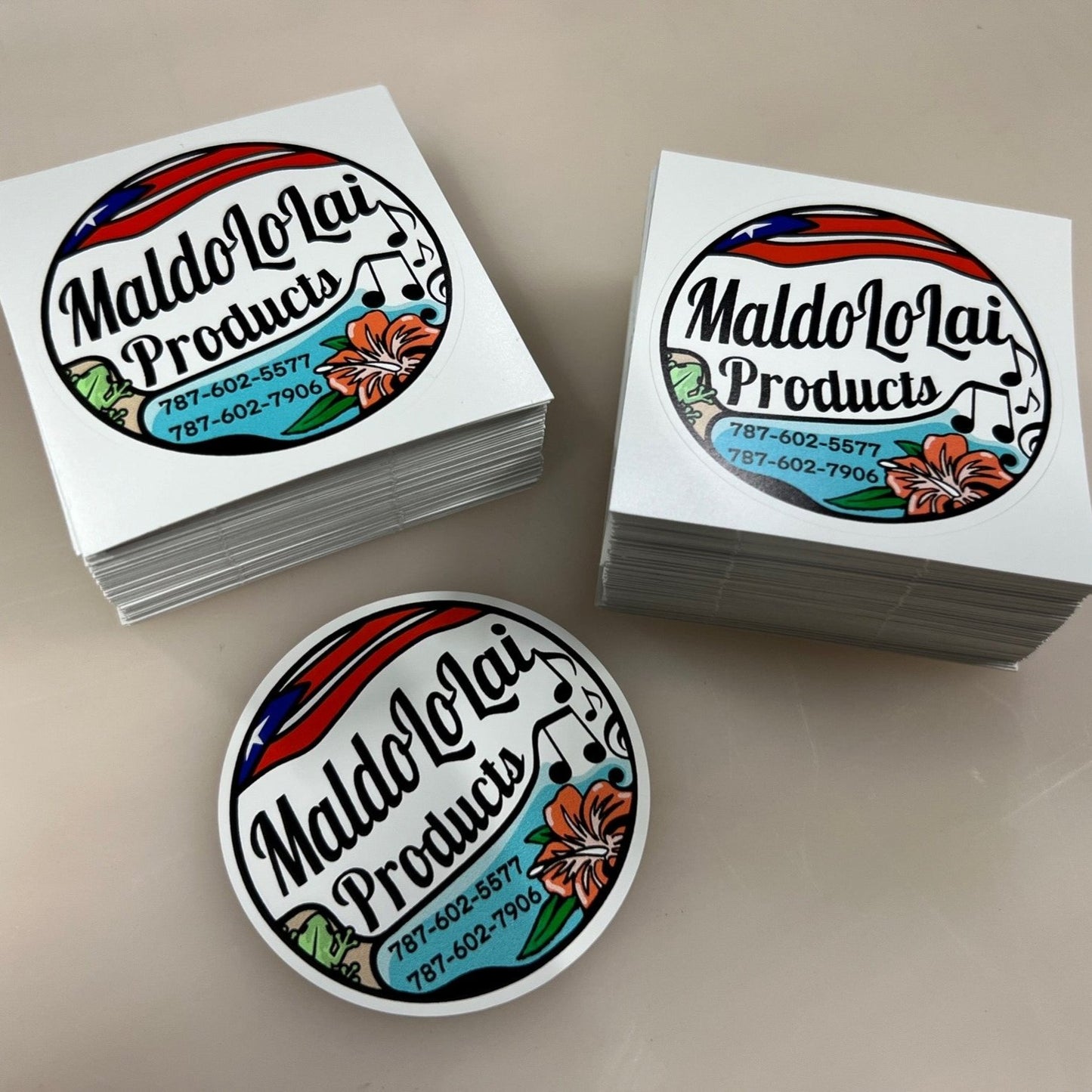 100 Custom Stickers