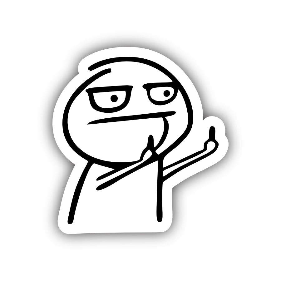 Middle Finger Fuck You Guy
